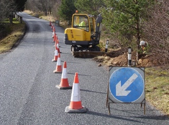 Image of farm road