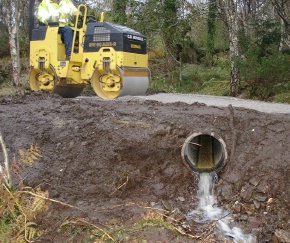 Water pipe installation